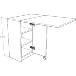 Asra Trend Beyaz & Royal Mermer Katlanır Masa Asra Trend Km-19 - Görsel 3