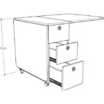 Asra Trend %100 MDFLAM Katlanır Mutfak Masası Akça Ağaç KM-09 - Görsel 4