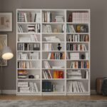 Asra Trend %100 MDFLAM Beyaz Kitaplık K-20