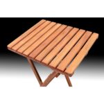 Barış Ahşap Ahşap Katlanır 2 Kişilik Masa Sandalye Takımı - Görsel 3