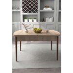 Renlife Yemek Masası Mutfak Masası Ahşap Ayaklı Masa Oval Açılır Masa (Sonomo)