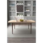 Renlife Yemek Masası Mutfak Masası Ahşap Ayaklı Masa Oval Açılır Masa (Sonomo) - Görsel 2