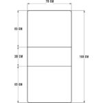 Asra Trend Katlanır Masa Beyaz & Retro Gri Km-01 - Görsel 3