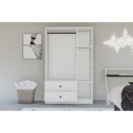 Metalia Gm 853 Home 3 Kapılı 2 Çekmeceli Düğme Kulplu Aynalı Gardırop - Görsel 3