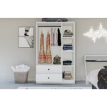 Metalia Gm 853 Home 3 Kapılı 2 Çekmeceli Düğme Kulplu Aynalı Gardırop - Görsel 4