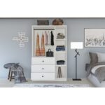 Metalia Gm 308 Ece Lüx 3 Kapı 3 Çekmeceli Düğme Kulplu Gardırop - Görsel 4