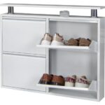 Kaser Beyaz 2+2 Metal Ayakkabılık - Görsel 2