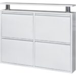 Kaser Beyaz 2+2 Metal Ayakkabılık - Görsel 3