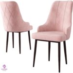 Canisa Concept Trex Serisi,  1.sınıf Babyface Kumaş Sandalye, Siyah Metal Ayak - Görsel 2