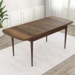 Canisa Concept Ram Serisi, 80 x 132 cm Açılabilir Masa Takımı, Barok Ahşap Desen Masa 4 Sandalye - Görsel 3