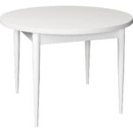 Canisa Concept Rox Serisi,  Yuvarlak Mutfak Masa Takımı, Beyaz Masa ve 4 Sandalye - Görsel 3