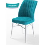 Canisa Concept Rox Serisi,  Yuvarlak Mutfak Masa Takımı, Beyaz Masa ve 4 Sandalye - Görsel 4