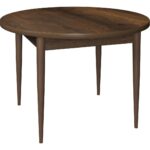 Canisa Concept Tor Serisi, Yuvarlak Mutfak Masa Takımı, Barok Ahşap Desen Masa ve 4 Sandalye - Görsel 3