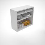 Nesse Shop Stor Kapaklı Dolap Tezgah Üstü Ekmeklik - Görsel 2