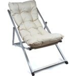 Hastunç Minderli - Mora Şezlong Seti Bahçe&balkon&teras&plaj Katlanır Ikili Set - 4 Şezlong 1 Sehpa - Görsel 2