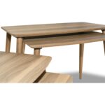 Dest Mobilya 4'lü Rüya MDF Zigon Sehpa Ceviz - Görsel 8