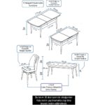 Canisa Concept Aya Serisi  80 x 132 cm  Beyaz Masa Ceviz Ayak Mutfak Masa Takımı  4 Sandalye 1 Bench - Görsel 5