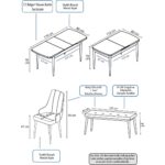 Canisa Concept Ram Serisi 80 x 132 cm Mutfak Masa Takımı Beyaz Masa Kahverengi Ayak 4 Sandalye 1 Bench - Görsel 5