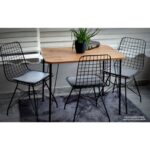 Bambeds Mobilya Metal Ayaklı 60X90 cm Eclipse 2022 Mutfak Masası Balkon Masası Çalışma Masası - Görsel 3