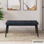 Canisa Concept Eta Serisi 80 x 132 cm Açılabilir Mdf Mutfak Masa Takımısiyah Mermer Desen Masa 4 Sandalye ve 1 Bench - Görsel 4