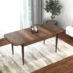 Canisa Concept Kor Serisi  Barok Ahşap Desen  70X114 Açılabilir Mutfak Masa Takımı, 6 Adet Sandalye - Görsel 3