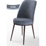 Canisa Concept Kor Serisi  Barok Ahşap Desen  70X114 Açılabilir Mutfak Masa Takımı, 6 Adet Sandalye - Görsel 4