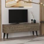 Demonte Dekor 2 Kapaklı Toronto Tv Sehpası Ceviz-Ceviz