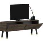 Demonte Dekor 2 Kapaklı Toronto Tv Sehpası Ceviz-Ceviz - Görsel 3