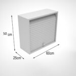 Nesse Shop Stor Kapaklı Dolap Tezgah Üstü Ekmeklik - Görsel 4