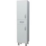 T Designo Tudor Banyo Boy Dolabı-Çok Amaçlı Dolap-Kiler Dolabı 40 cm Beyaz - Görsel 2