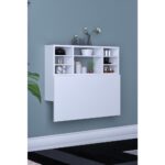 Dekorfim Kardelen Pratik Katlanır Portatif Raflı Katlanır Kırma Masa