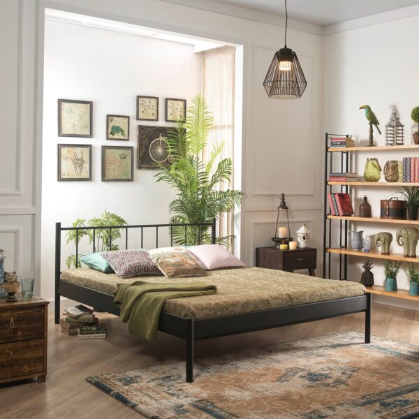 Unimet Falez-S Çift Kişilik Ferforje Metal Karyola-Siyah