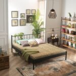 Unimet Falez-S Çift Kişilik Ferforje Metal Karyola-Siyah - Görsel 2