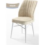 Canisa Concept Arp Serisi, Beyaz Masa 70 x 110 cm Sabit Mutfak Masası Takımı, 4 Sandalye - Görsel 3