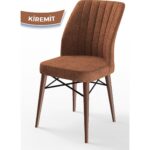 Canisa Concept Arp Serisi, Barok Ahşap Desen 70 x 110 cm  Sabit Mutfak Masası Takımı, 4 Sandalye - Görsel 3