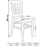 Mirage / Miray Mutfak Mas Takımı 4 Sandalye 1 Masa - Beyaz - Görsel 3