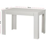 Arda / Efes Mutfak Masa Takımı 4 Sandalye 1 Masa - Beyaz - Görsel 5