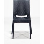 Mobetto Rattan 90X150 Bahçe&balkon&teras Masa Seti – Antrasit - Görsel 3