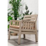 Mobetto Lara 1+1+S Bahçe Takımı Balkon - Bahçe - Teras Mobilyası / Cappucino - Görsel 2