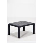 Mobetto Lara Mindersiz / 3 1 1 S Bahçe Takımı Balkon - Bahçe - Teras Mobilyası / Antrasit - Görsel 4