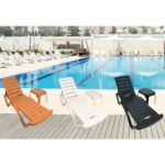 Holiday Capissi Şezlong Beyaz - Görsel 3