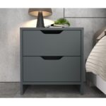 Efes 2 Çekmeceli Antrasit Komodin