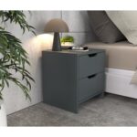 Efes 2 Çekmeceli Antrasit Komodin - Görsel 3