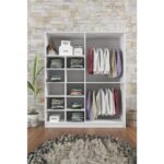 Aeka AE-1059 Milano Beyaz 4 Kapaklı Gardırop 11 Raflı 2 Askılıklı - Görsel 2