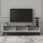 İnarch Dizayn Imaj Tv Ünitesi Beyaz (Mermer Desen) - Görsel 3