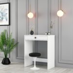 Variant Mobilya Variant Lizbon Mini Makyaj Masası - Beyaz / Beyaz - Görsel 3