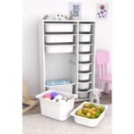 Pratico Çok Amaçlı Oyuncak Dolabı Beyaz 2D4K8U - Görsel 4
