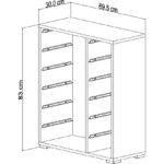 Pratico Çok Amaçlı Oyuncak Dolabı Sarı 2D2K6U - Görsel 5
