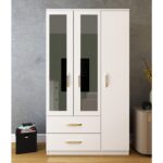 Metalia Gm 851 Home Aynalı 3 Kapı 2 Çekmeceli Gardırop