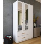 Metalia Gm 851 Home Aynalı 3 Kapı 2 Çekmeceli Gardırop - Görsel 2